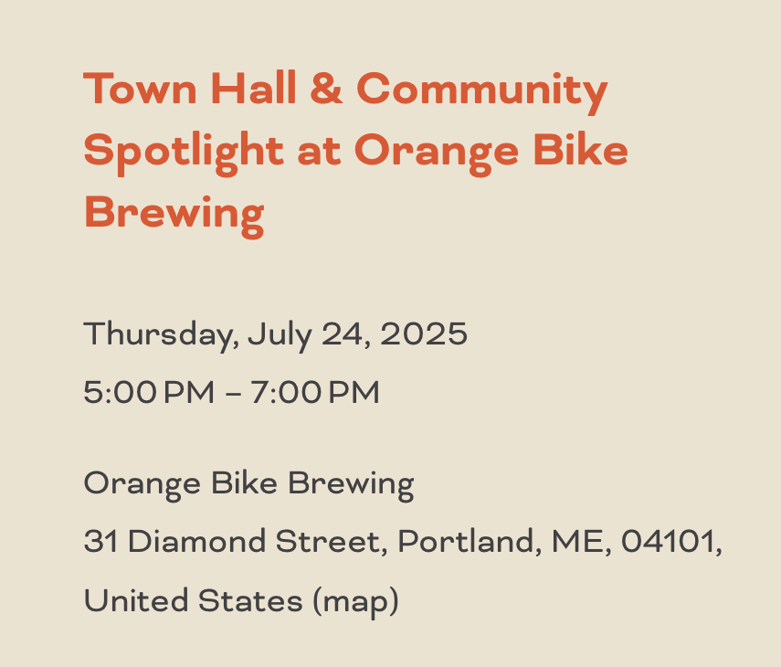 Orange Bike Brewing Company Town Hall & Community Spotlight