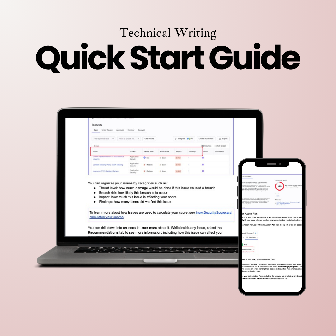 Technical Writing Exercise: Quick Start Guide