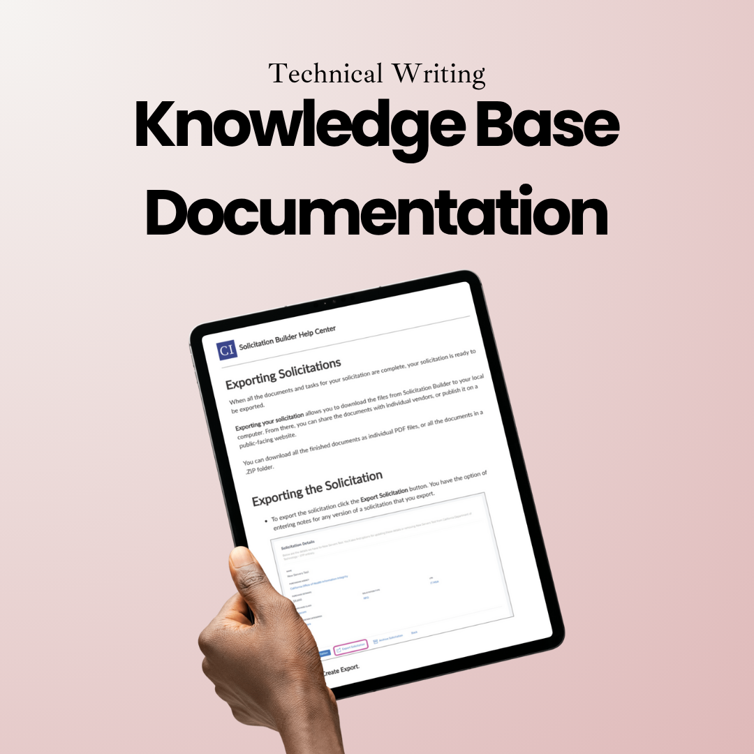 Documentation: Knowledge Base Article