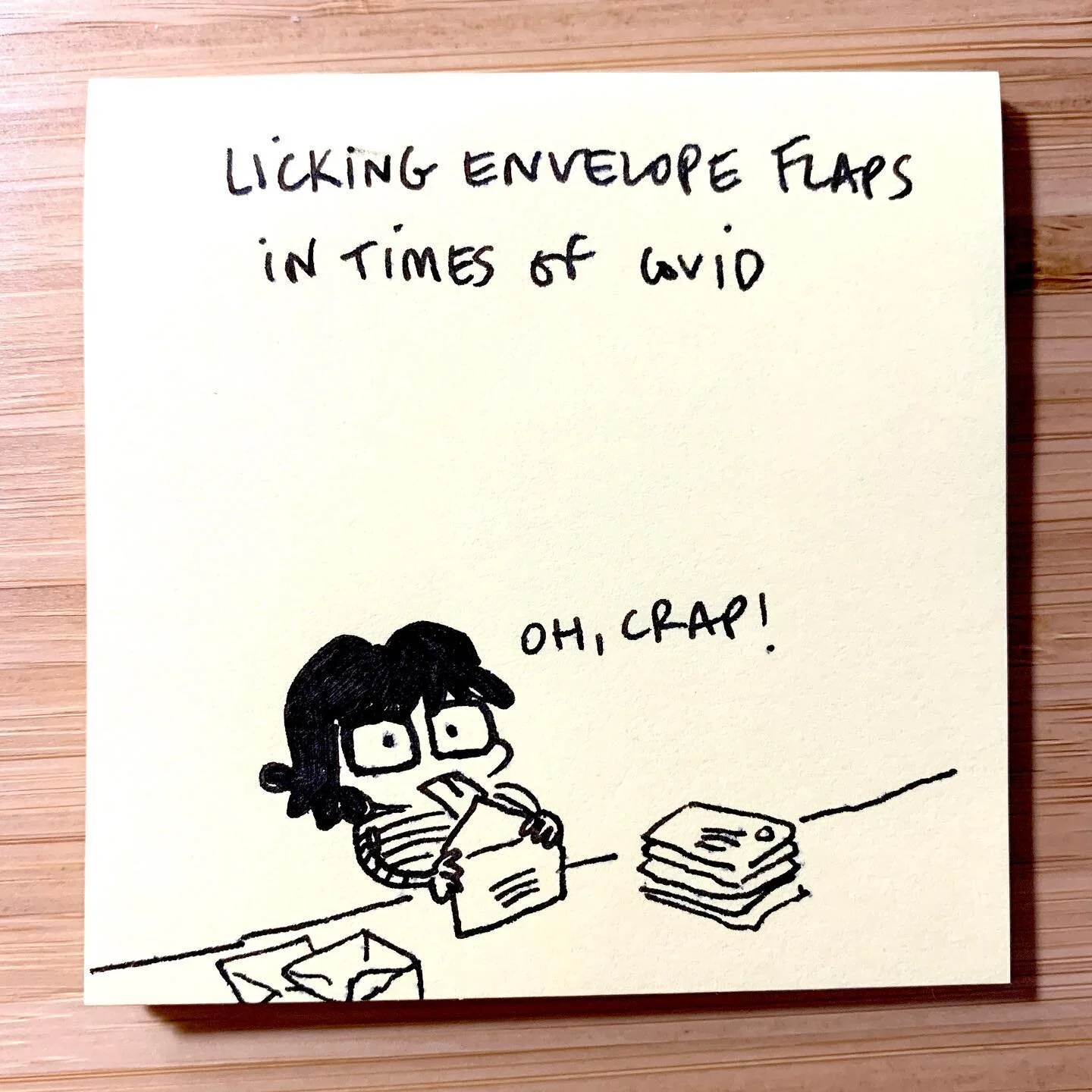 Apologies in advance 🦠📮🎄
#christmascards #2020 #postit #doodle #cartoon