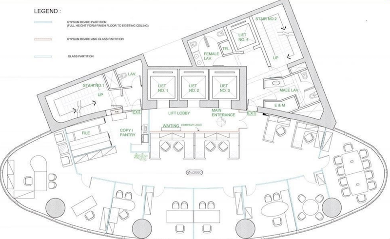 Furnished Central offices for rent