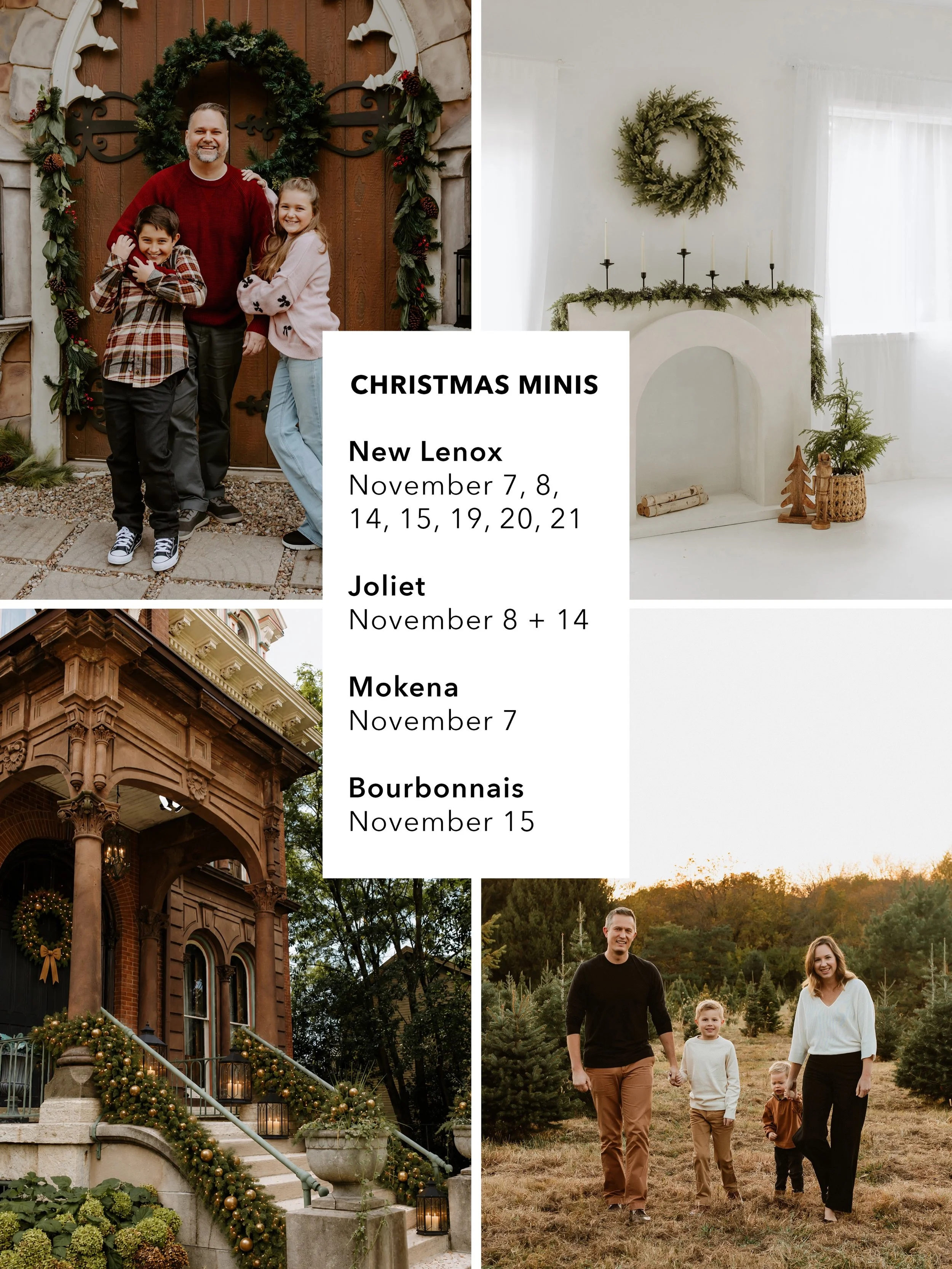 🎄 the mornings are chilly and pumpkin spice lattes are a thing🎄which means Christmas mini sessions have dropped! Grab your spots - plan your outfits - butter up your family and let&rsquo;s freaking go!!!!! Link in bio