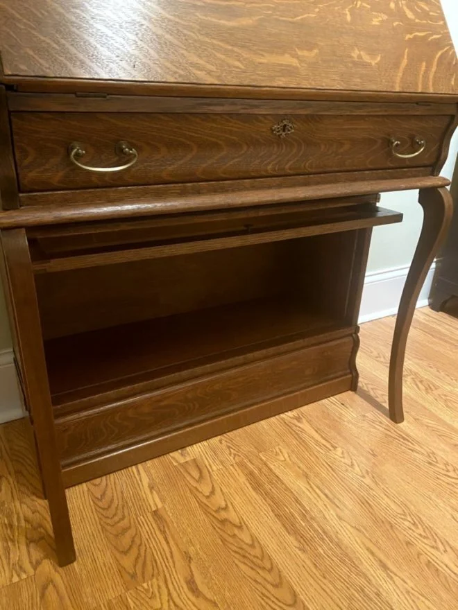 Antique Globe Wernicke Barrister Secretary Desk — Mazzocca Bros