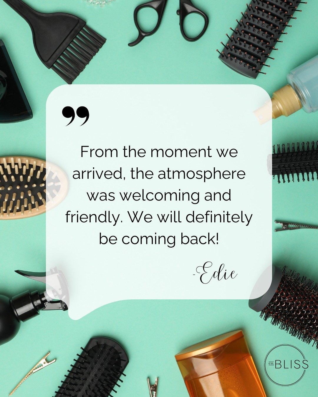 🌟 Thank you, Edie, for your wonderful review! 🌟

&quot;From the moment we arrived the atmosphere was welcoming and friendly. 

Melanie cut my hair and my husband's hair. He is very particular about his hair. His hair is a challenge to cut because h