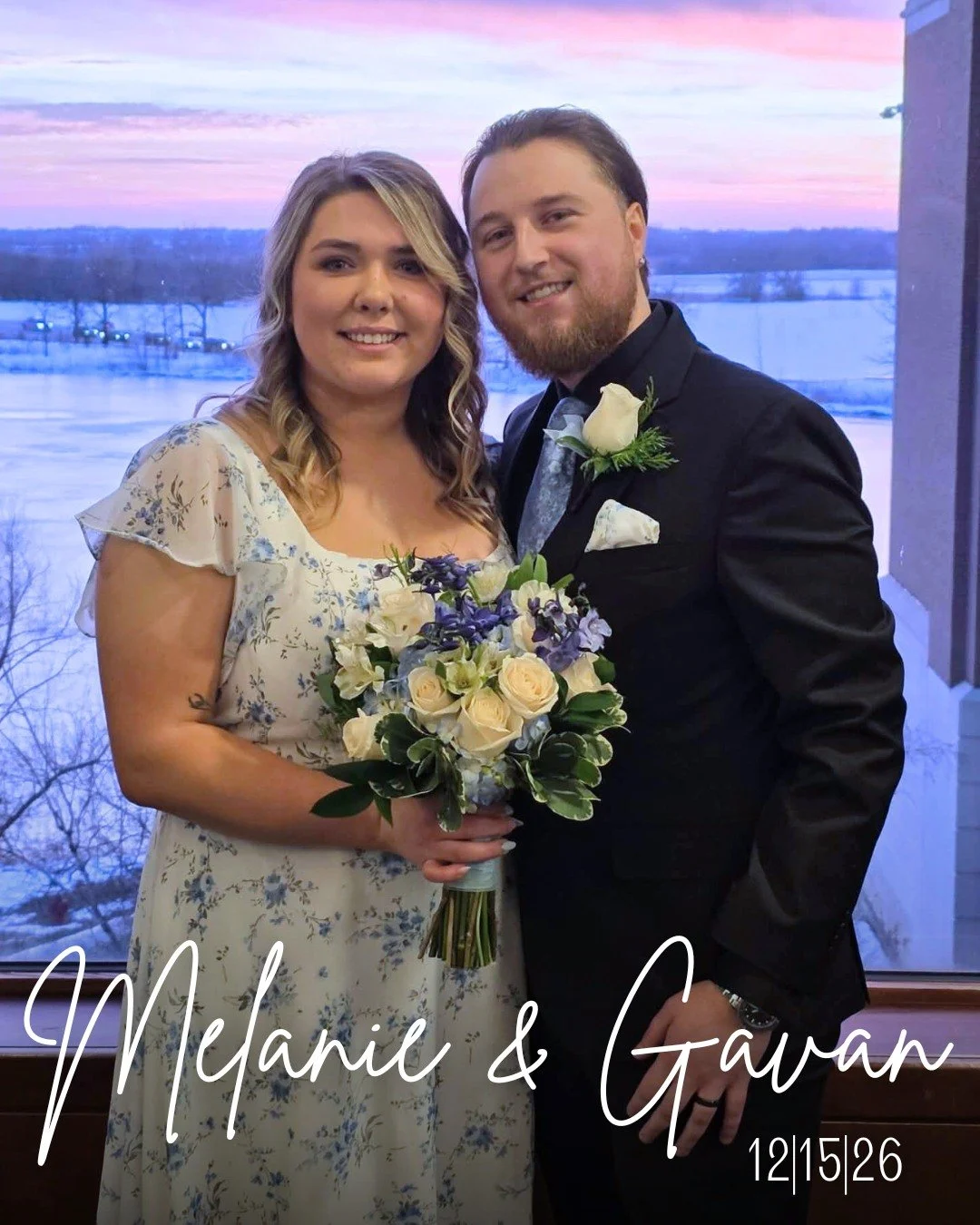 We know it's a new year, but we're still celebrating Melanie and Gavan 💒💍

💞 Cheers to almost one month of marriage!!