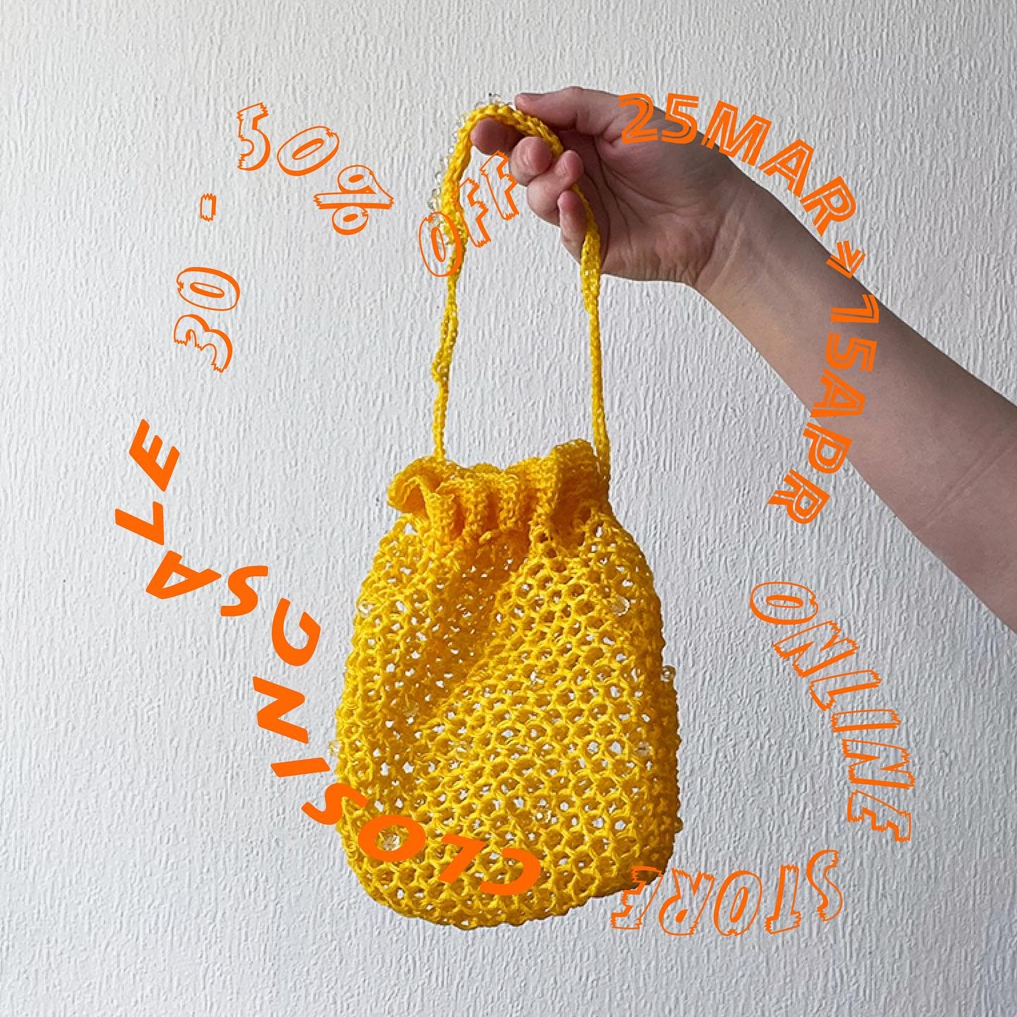 🍣 CLOSING SALE 🍣

🥟 UNTIL TOMORROW 🥟

🍕23:59 (CEST) 🍕

クロージングセールは明日の23:59(デンマーク時間)まで！

#crochet #wallsculpture #walldecor #interiorart #crochetbag #handcrafted #かぎ針編み #ウォールデコ #インテリア雑貨 #オブジェ #かぎ針編みバッグ #벽인테리어 #홈데코