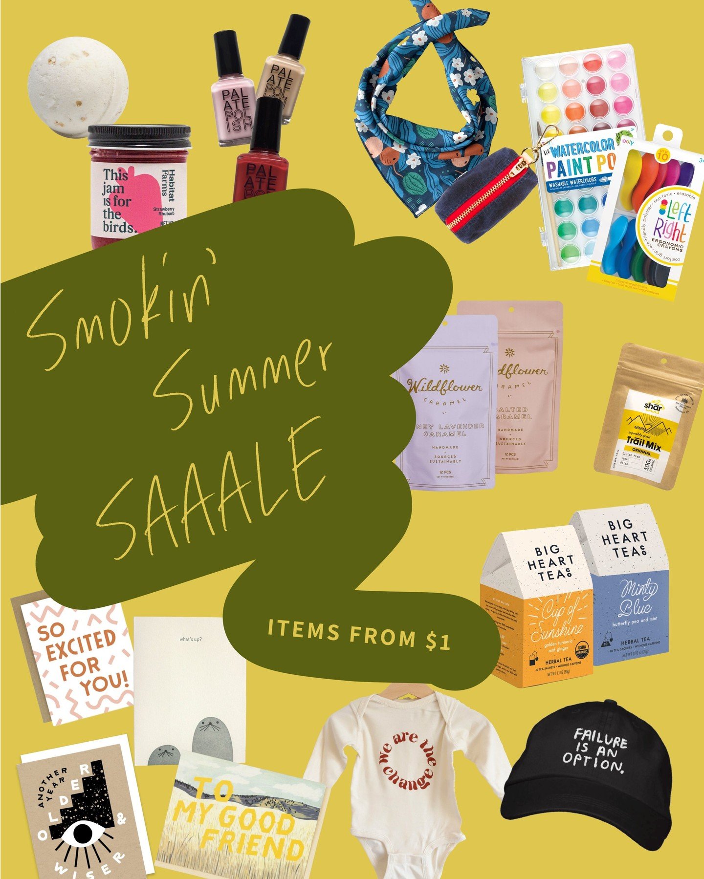 Out with the old, in with the new!

We're clearing the shelves to make space for some incredible new products, and we need your help. For a limited time, you can shop unique items from our small vendors at a fraction of the price. (You like shopping 