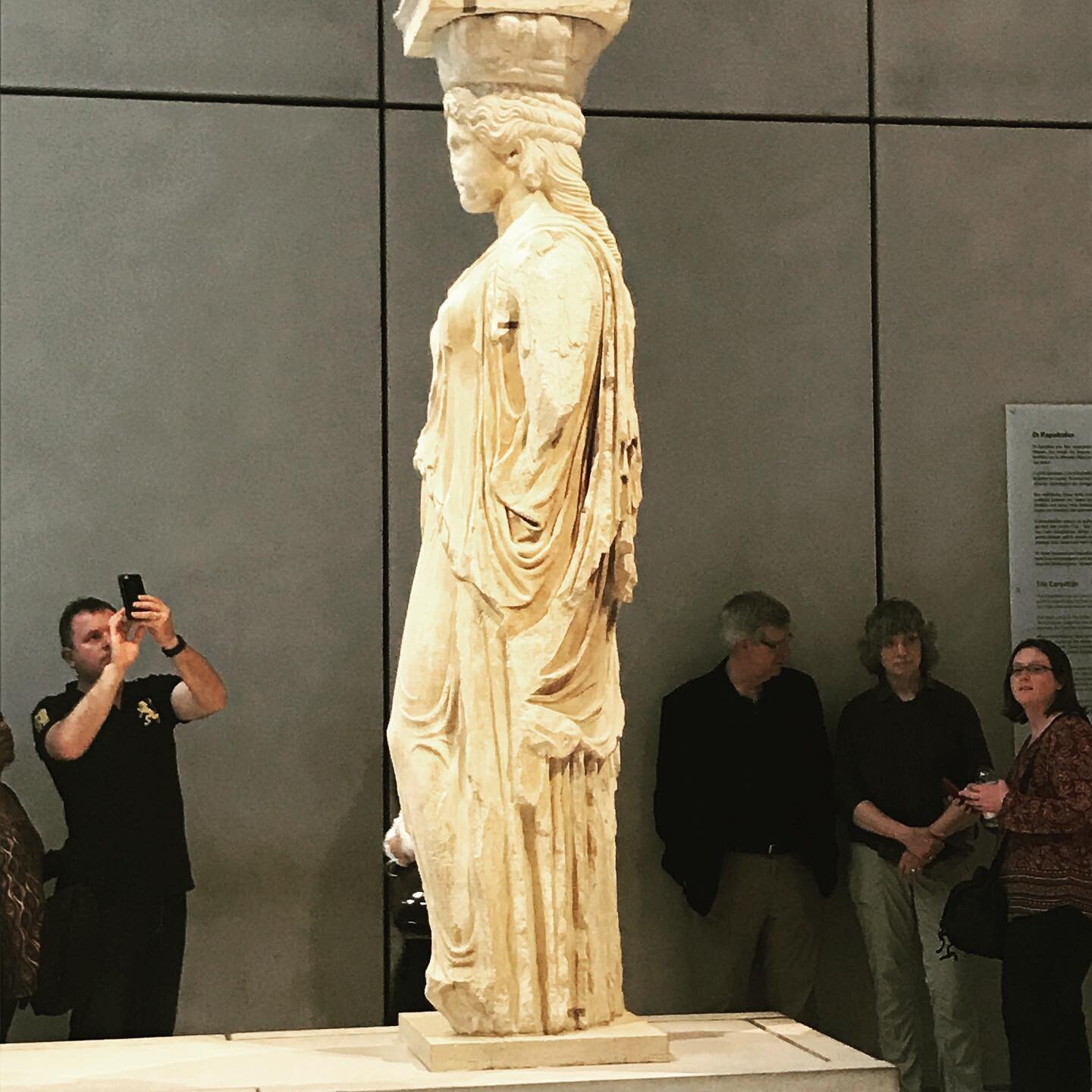Celebrating women and the weight we have always carried with strength, fortitude, grace - on International Women&rsquo;s Day. She is shown alone, in a museum, but the real story is how she shared the load for over 2,000 years with her sisters, the Ca