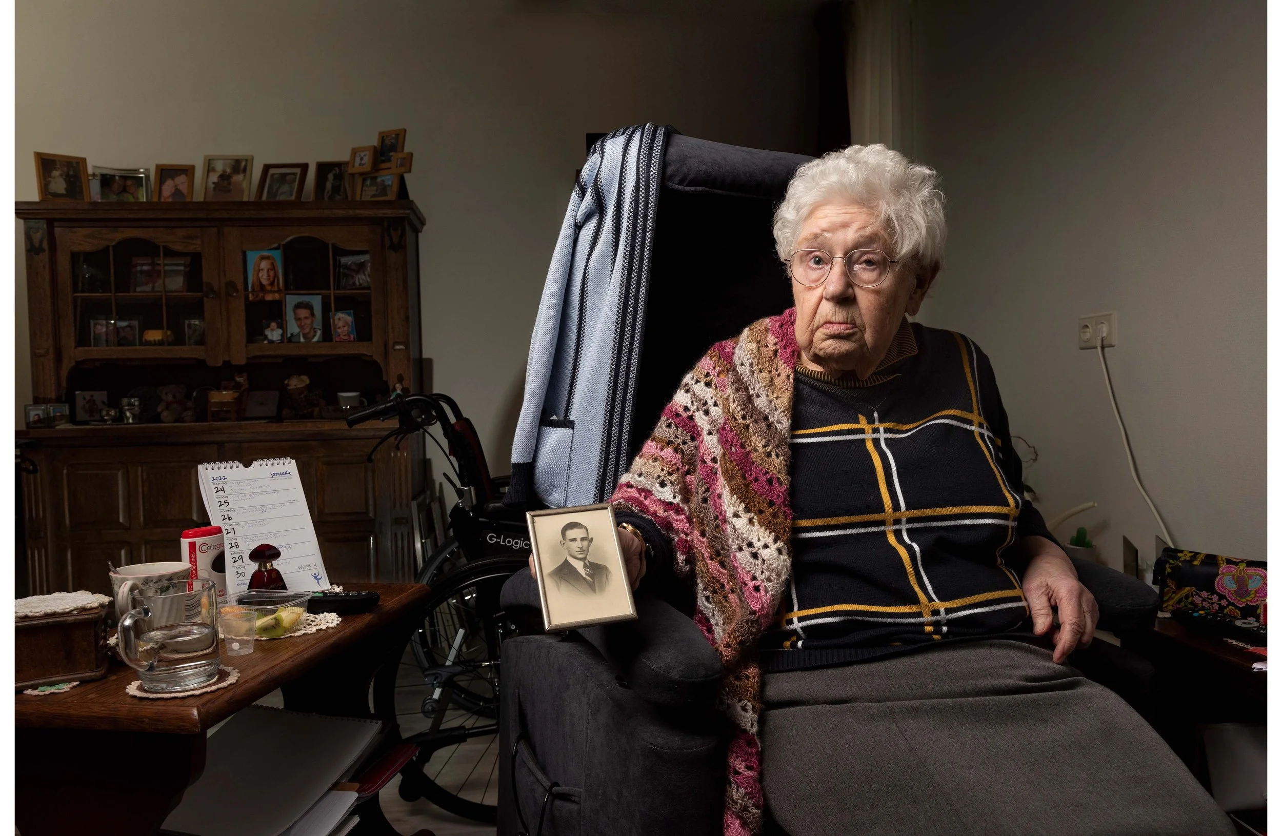 De broer van mw. Gerards, als soldaat gesneuveld aan het begin van WO-II. "Hij heeft mij geleerd respect voor anderen te hebben"