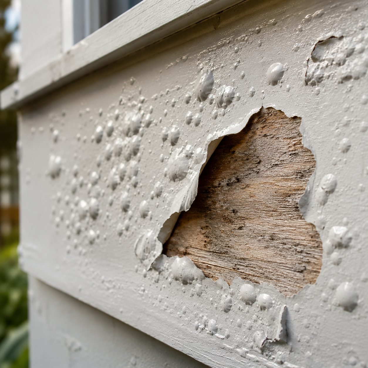 Exterior Paint Blistering and Bubbling? What’s Causing It