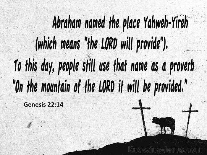 God will provide