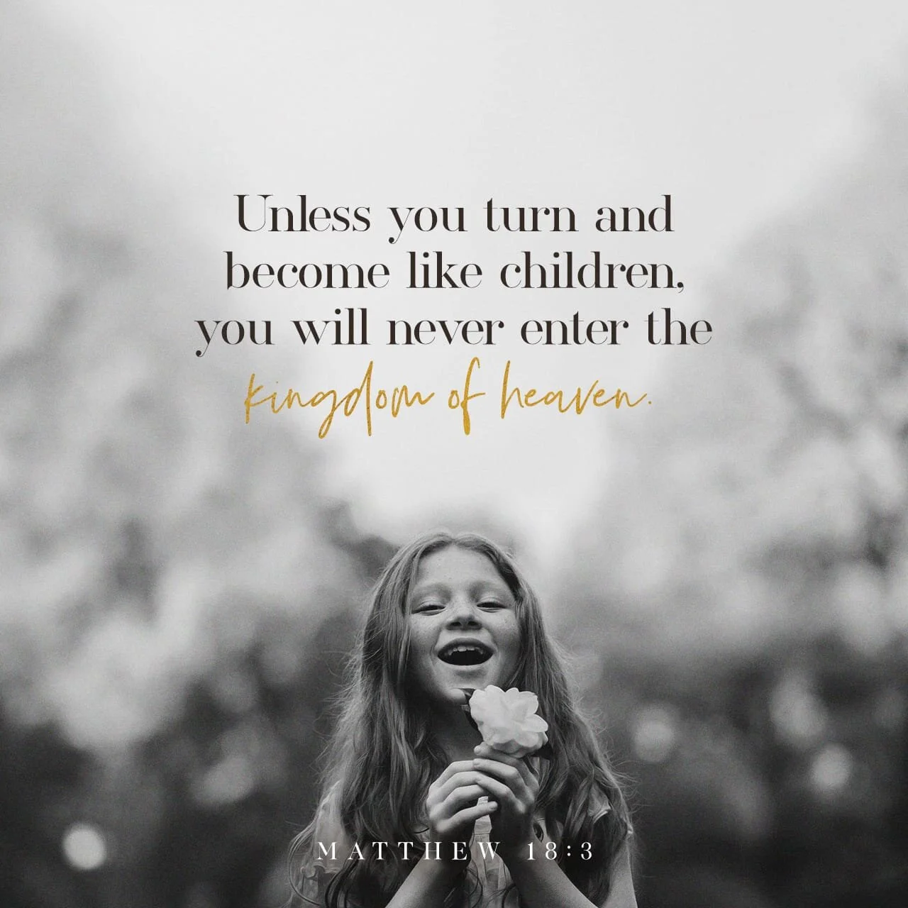Become like little children