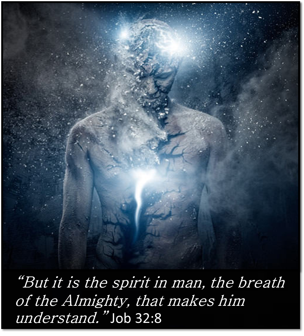 God creates the spirit in man