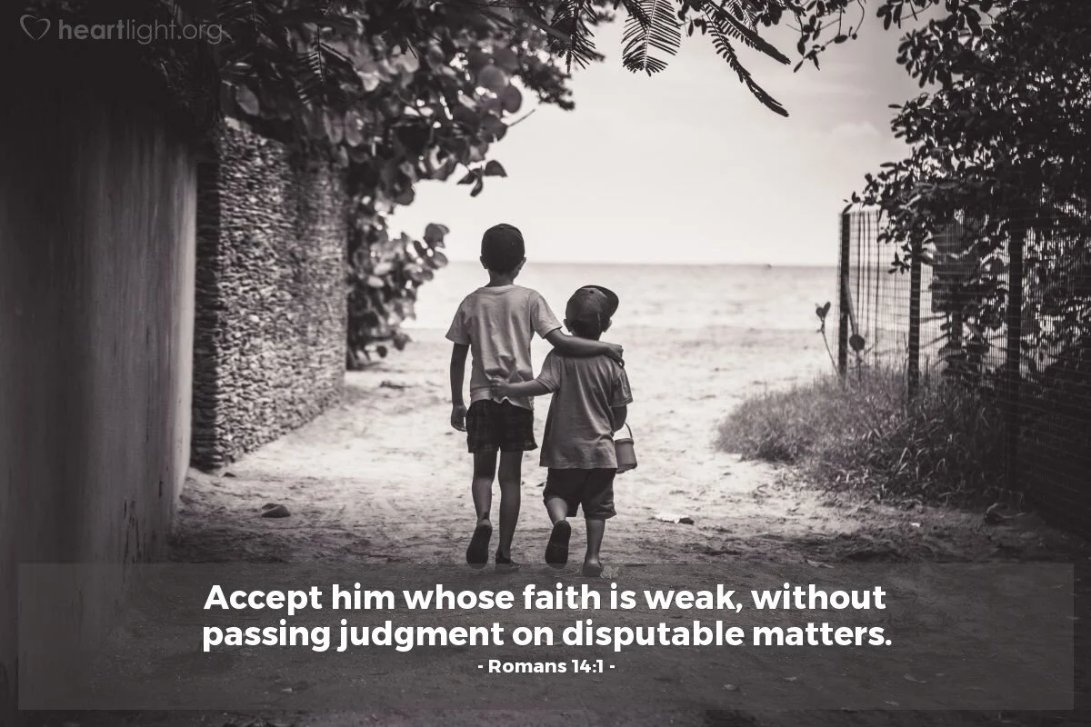 Maintaining peace and grace in the church