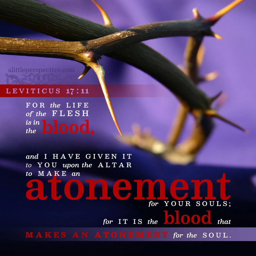 The way we are made at one with the Lord - Atonement