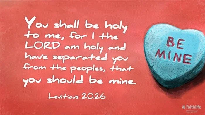 Be holy is He is holy