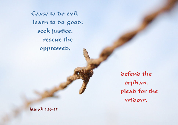 Repent and love justice
