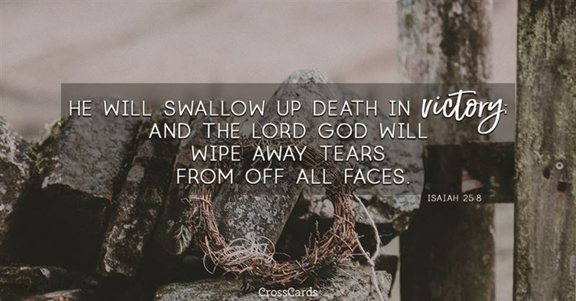 Death swallowed up in victory