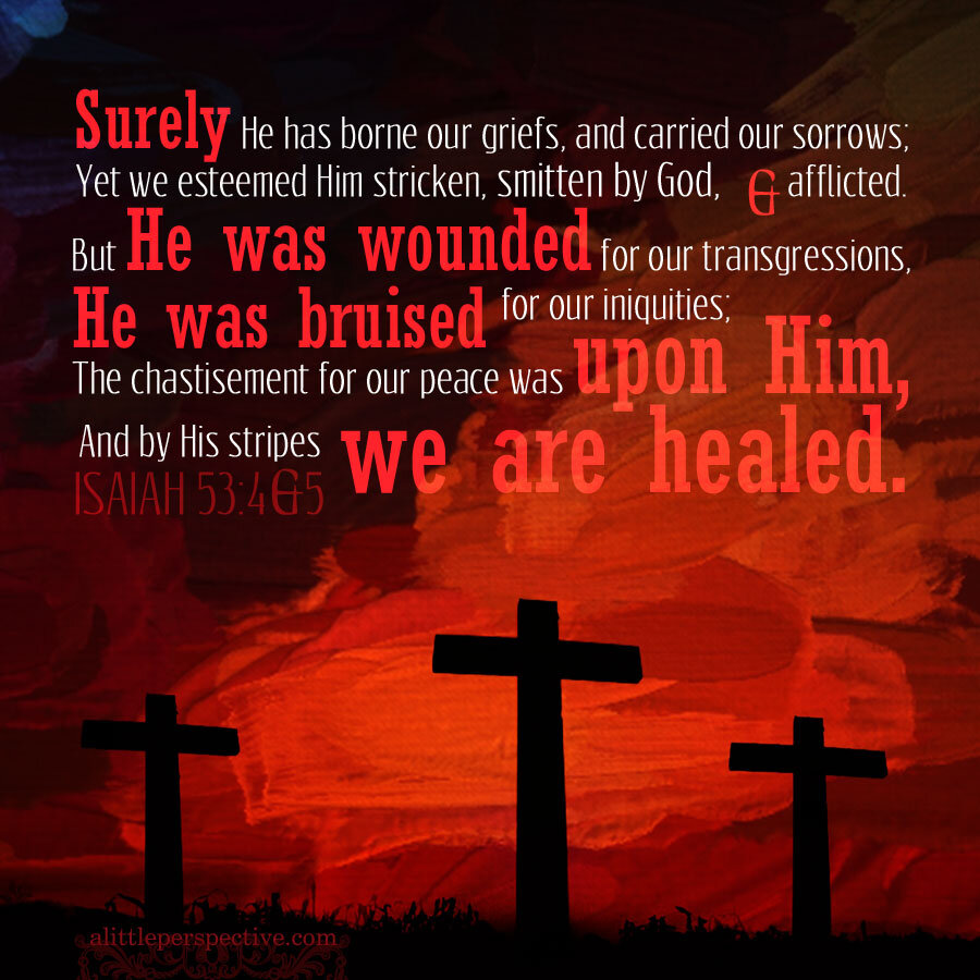 He bore our iniquities