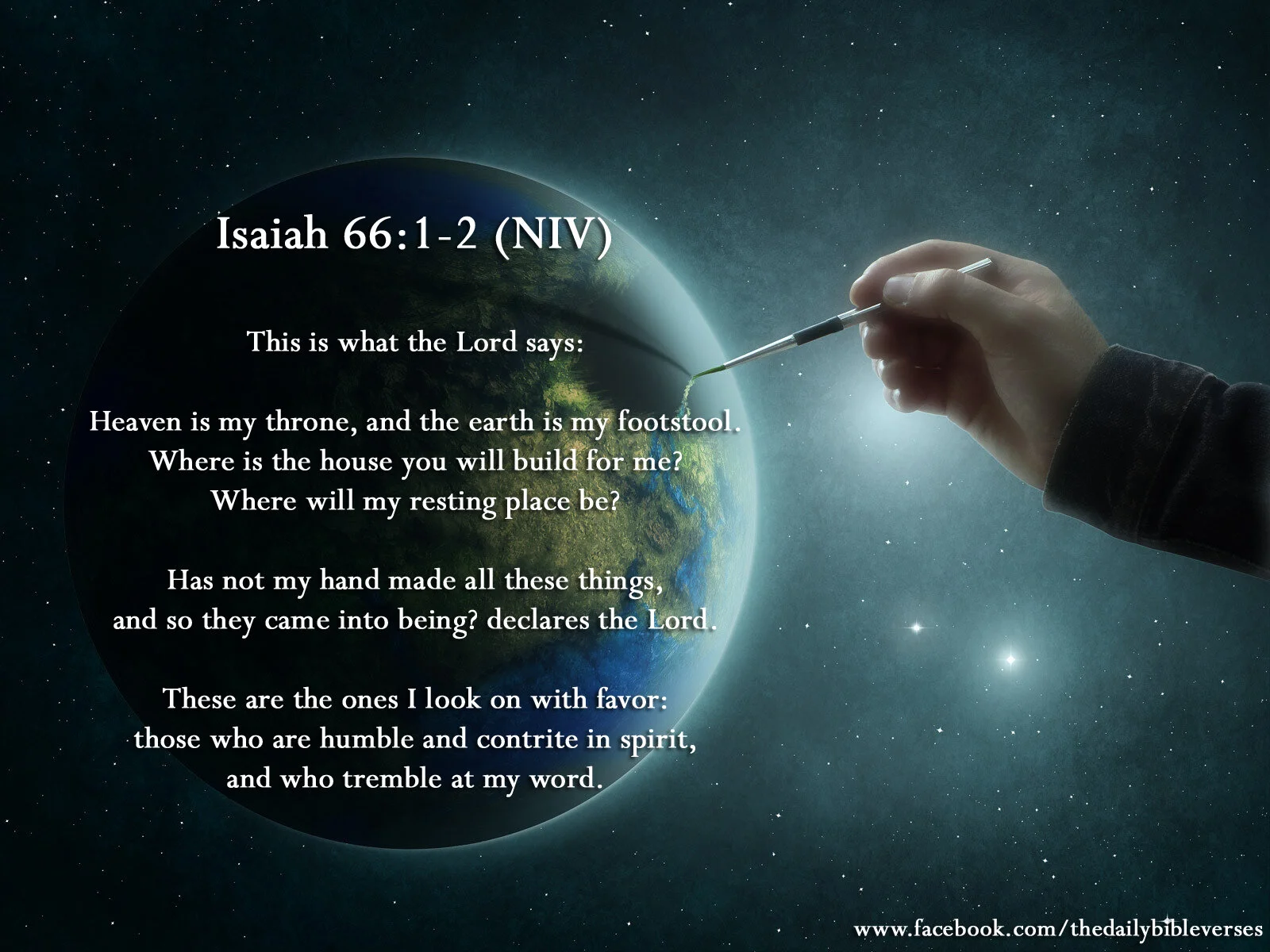 New heavens and new earth