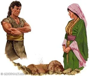 Samson and his first wife