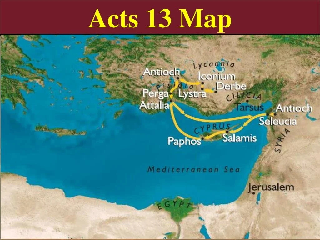 The Apostle Paul begins his ministry