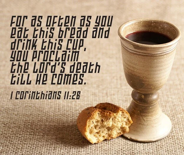 Eating and drinking - remembering Jesus