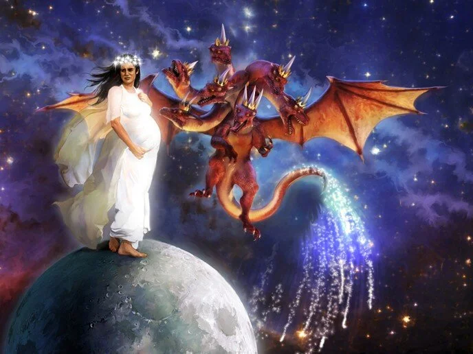 The woman, the dragon and the beast
