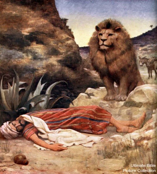 Judgement of Jeroboam and the prophet