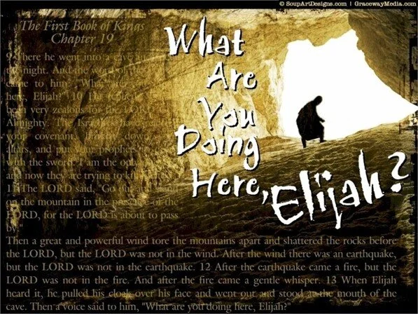 Elijah runs from Jezabel and Ahab is morally weak