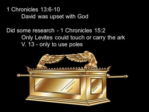 The Ark arrives back in Jerusalem