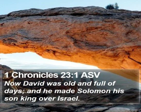 David prepares to build the temple