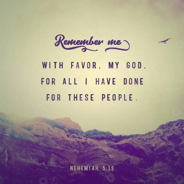Remember me my God