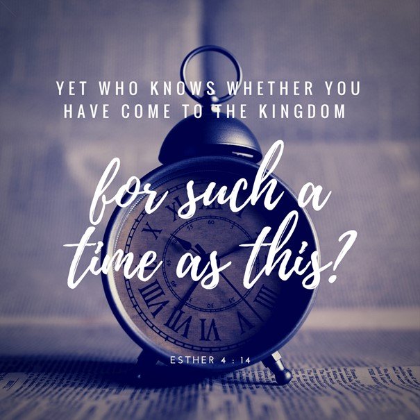 For such a time as this