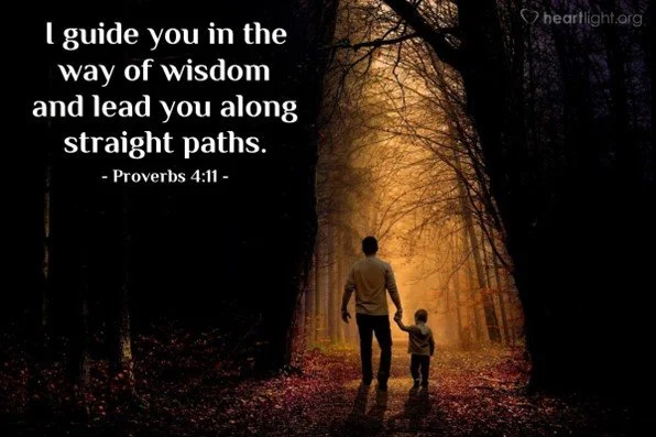 Being led on a right path