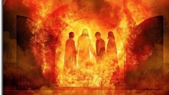 Daniel's 3 friends and the fiery furnace