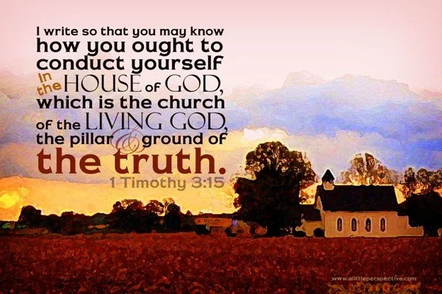 How to conduct yourself in the household of God