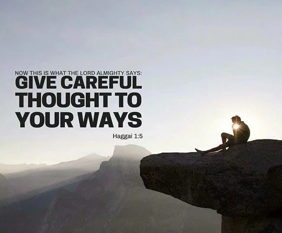 Consider your ways