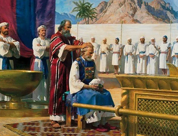 God's anointing on His priests