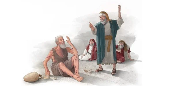 The cruel counsel of Eliphaz to Job