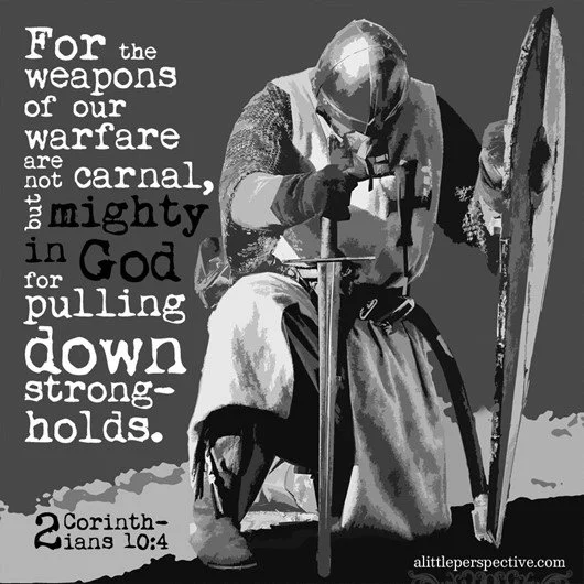 Weapons are mighty in God therefore boast in Him