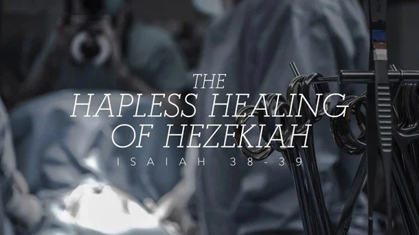 The healing of Hezekiah