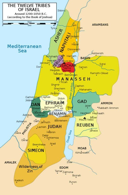 The other tribes receive their inheritance