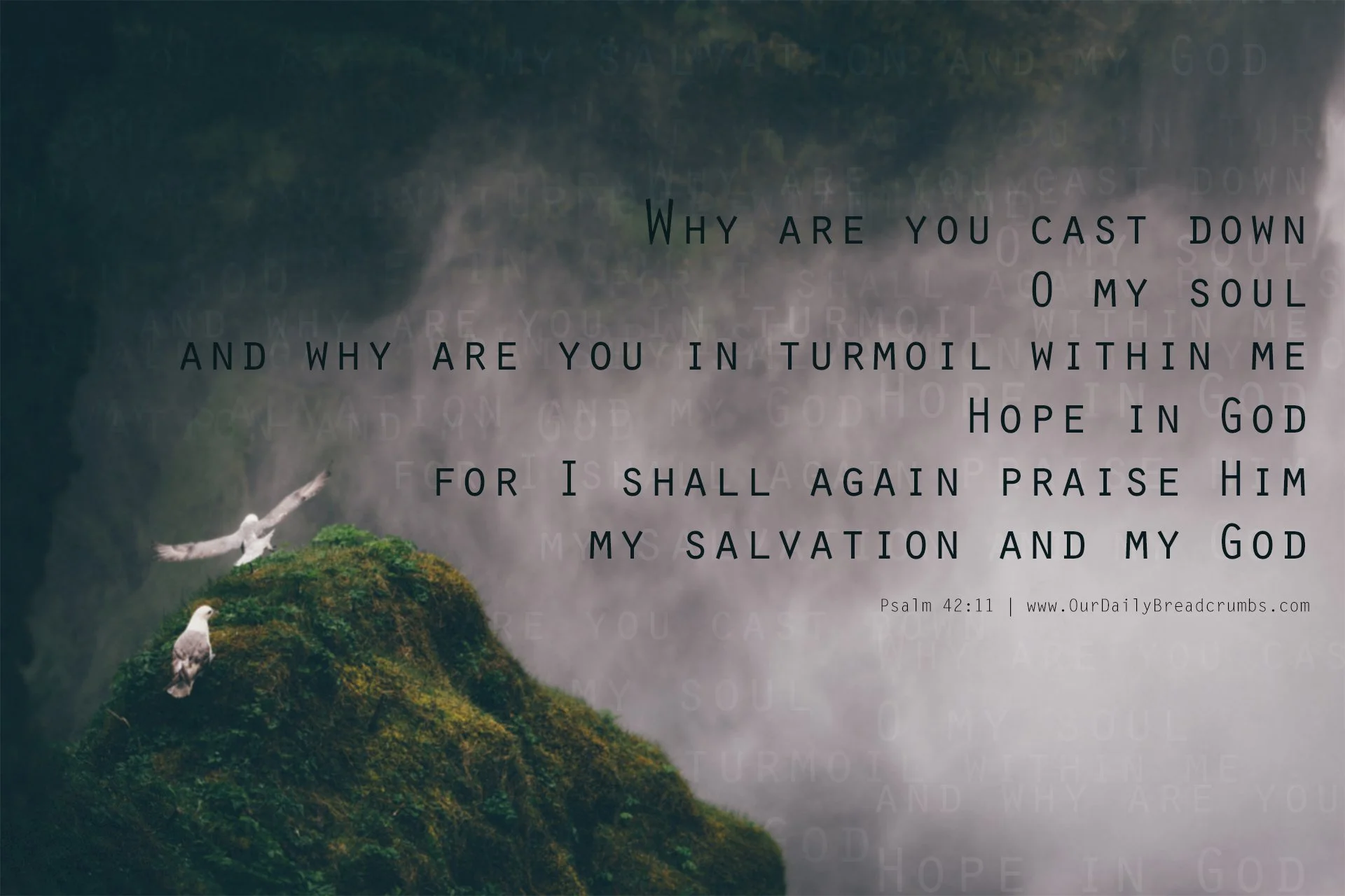 Why are you downcast, hope in God