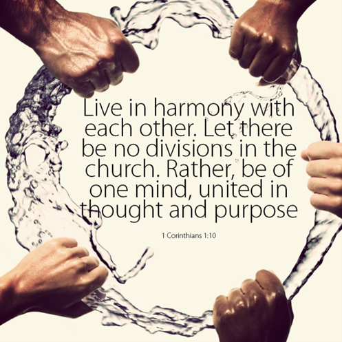 Be unified as a church