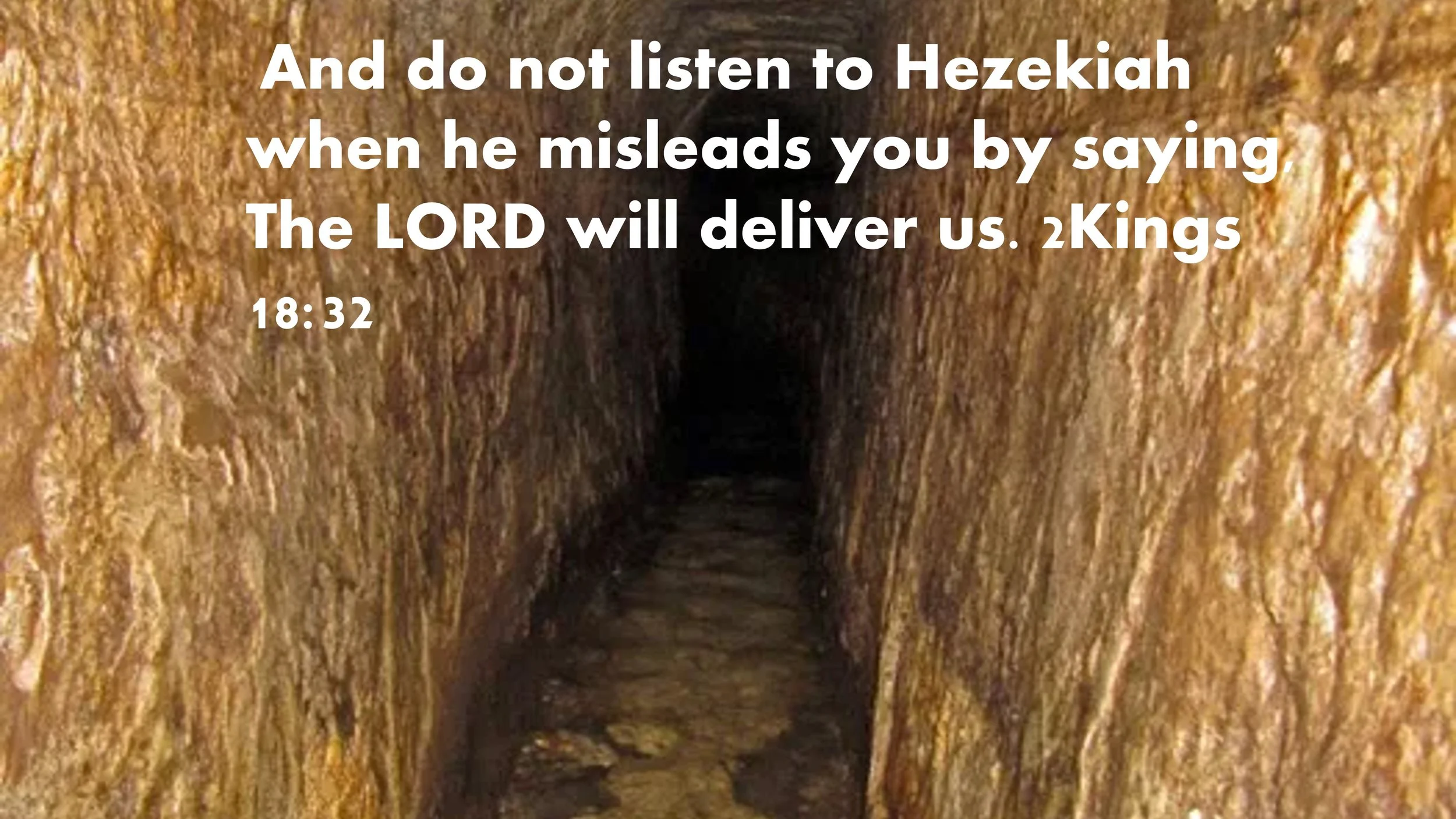 The testing of Hezekiah