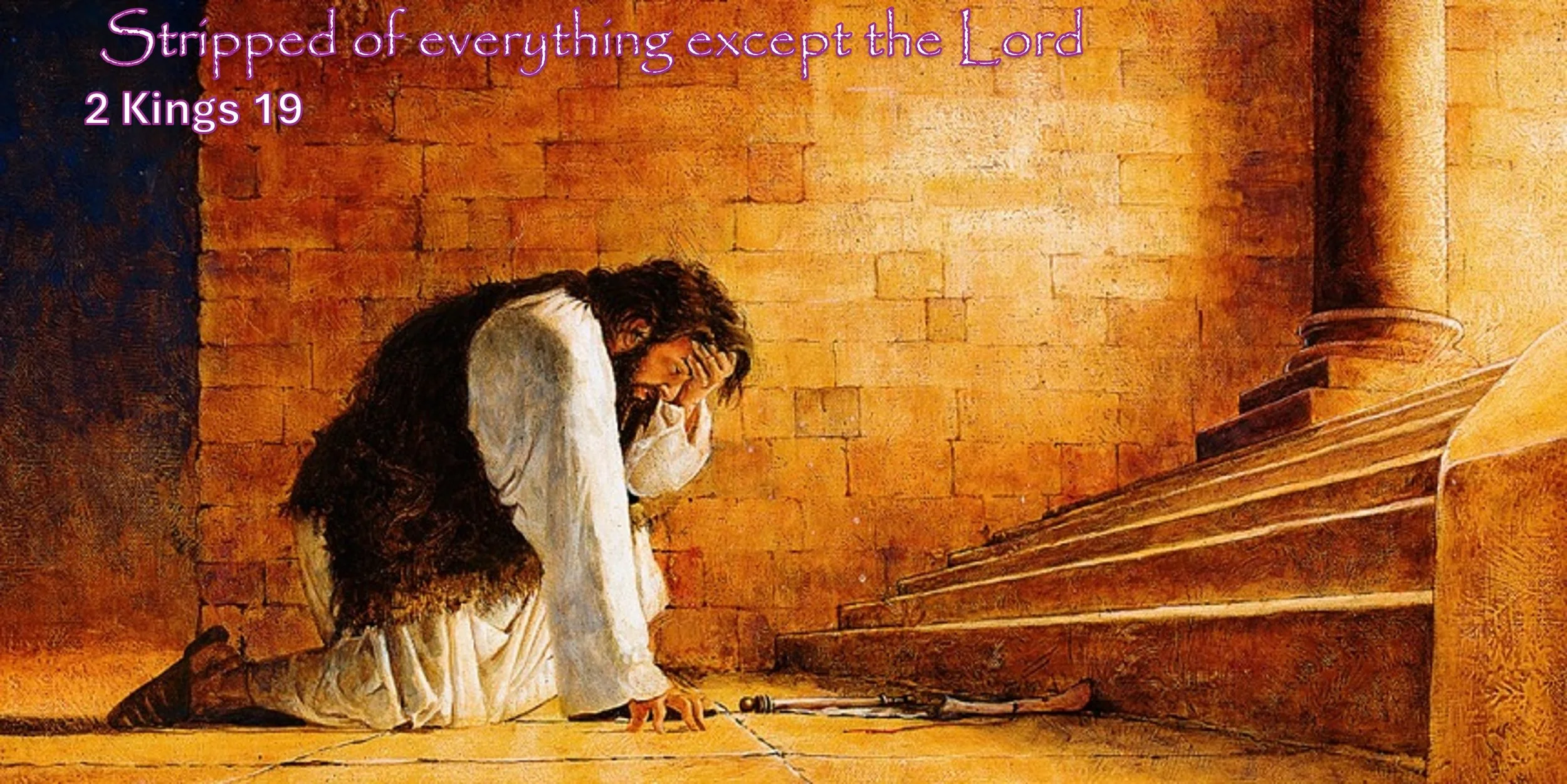 Hezekiah prays for deliverance