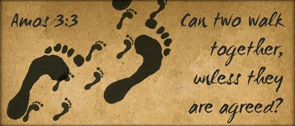 Walking together only happens in agreement