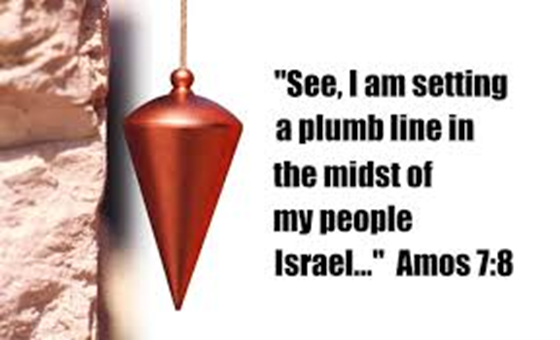 A plumbline has been set