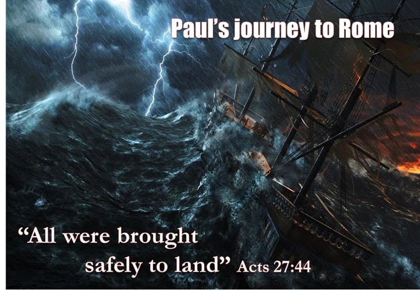 Paul continues to Rome